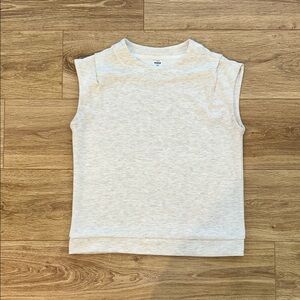 Women's Cream Sleeveless Tank Top